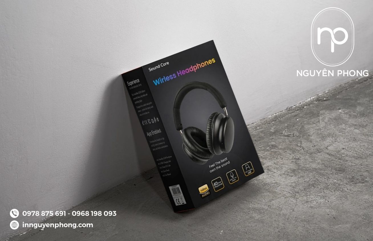 Mẫu hộp đựng tai nghe 